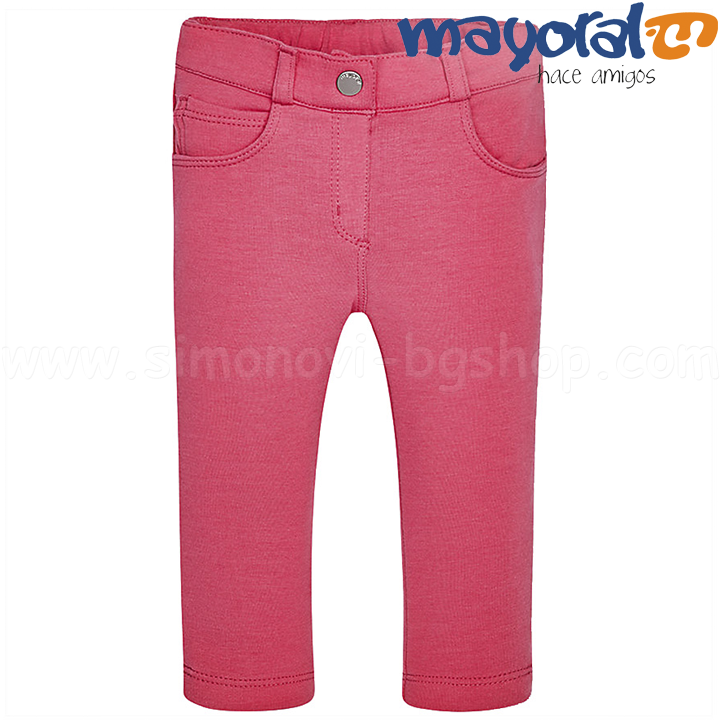 Pantalon pentru copii Mayoral Fushsia 550-18 (9m-3y)